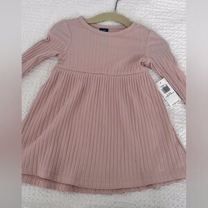 Old Navy NWT rose pink ribbed dress 6-12 months 💕